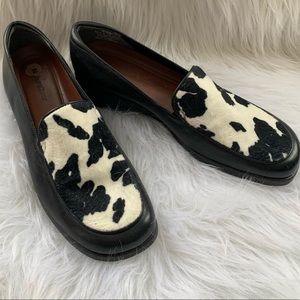 Amazing Cow Print Loafer Slides